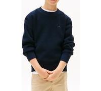Tommy Hilfiger Boys Cotton Texture Sweater Dark Night Navy Taille: 8Y | Pulls Outlet | kids | Le Noir