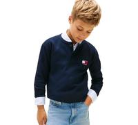 Tommy Hilfiger Boys Heritage Henley Waffle Tee LS KB0KB10166 Blue (Dark Night Navy) 12 Years