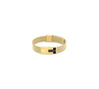 Tommy Hilfiger Bracelet chaîne ajustable en maille dorée pour homme NAUTICAL MESH Collection