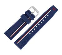 Tommy Hilfiger Bracelet De Montre 22mm Plastique Bleu - 679302205