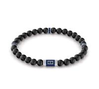 Tommy Hilfiger Jewelry Bracelet pour Homme de Perles en Bois Couleur Noire - 2790323