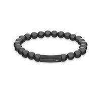 Tommy Hilfiger Jewelry Bracelet en perles pour Homme Avec pierres précieuses d'onyx ou de œil de tigre