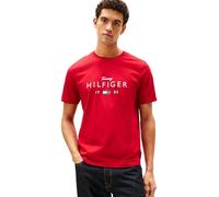 Tommy Hilfiger Brand Love Big Hilfiger Tee Mw0Mw41455 T-Shirt S/S, Red (Medium Red), XXL Homme