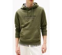 Tommy Hilfiger Sweat à Capuche Homme Brand Love en Coton, Vert (Battle Green), XL