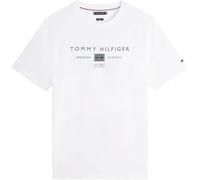 TOMMY HILFIGER T-Shirt 'BRAND LOVE' vert / blanc, Taille M