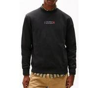 Tommy Hilfiger Sweat-Shirt Brand Love MW0MW41428 pour Homme, Noir, L, Noir (Noir), L