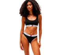 Tommy Hilfiger Brassière Femme Unlined avec Basque Emblématique, Noir (Black), XL