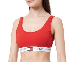 Tommy Hilfiger Brassière Femme Unlined avec Basque Emblématique, Rouge (Primary Red), S