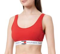 Tommy Hilfiger Brassière Femme Unlined avec Basque Emblématique, Rouge (Primary Red), XL