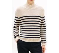 Tommy Hilfiger Breton Cotton Stripe Oatmilk Heather/desert Sky Taille: S | Pulls col roulé Outlet | Homme