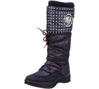 Tommy Hilfiger Bridget JR 7B, Bottes Fille - Bleu - Blau (Midnight/White Polka Dots 403), 34 EU