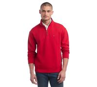 Tommy Hilfiger BT Bill Qz Mock Sweater, Rouge Cerise, 4XL Homme