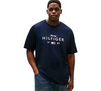 Tommy Hilfiger BT-Brand Love Big Hilfiger Tee-b Mw0mw43005 T-Shirt S/S, Bleu (Desert Sky), Taille XXXL pour Homme, Bleu (Desert Sky), 3XL Grande Taille