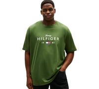 Tommy Hilfiger BT-Brand Love Big Hilfiger Tee-B Mw0Mw43005 T-Shirt S/S, Green (Mountain Pine), 4XL Grande Taille Homme