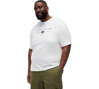 Tommy Hilfiger BT-Brand Love Mono Stack Tee-B MW0MW44053 S/S T-Shirt Homme Blanc 4XL