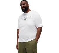 Tommy Hilfiger BT-Brand Love Mono Stack Tee-b Mw0mw44053 T-Shirt S/S, White (White), 4XL Grande Taille Homme