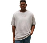 Tommy Hilfiger BT-Brand Love Small Center Tee-B Mw0Mw43007 T-Shirt S/S, Grey (Medium Grey Heather), 5XL Grande Taille Homme