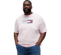 Tommy Hilfiger BT-Brand Love Text Box Tee-B MW0MW44054 pour Homme, Rose, 3XL_Plus