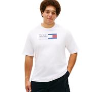 Tommy Hilfiger BT-Brand Love Text Box Tee-b Mw0mw44054 T-Shirt S/S, White (White), 5XL Grande Taille Homme