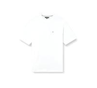 Tommy Hilfiger BT-Essential Solid Pocket Tee-B Mw0Mw39104 T-Shirt S/S, White (White), XXL Homme