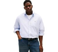 Tommy Hilfiger BT-Flex Pop Fakesolid RF Shirt Mw0Mw43033 Chemise L/S, Blue (Bold Blue), XXL Grande Taille Homme