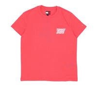 Tommy Hilfiger - Bubble Tee Amour T-shirt - Femme - Tops - Rouge - Taille: 40 FR