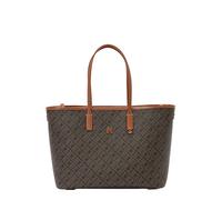 TOMMY HILFIGER Cabas 'MONOPLAY' cognac / umbra / noir / blanc, Taille One Size