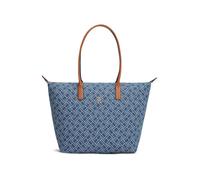 TOMMY HILFIGER Cabas 'Popette' bleu denim / cognac / gris clair, Taille One Size