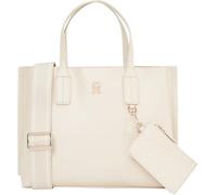 Tommy Hilfiger Cabas Sac Femme Distinct Mini Petit, Beige (Sugarcane), Taille Unique