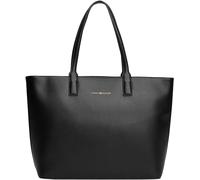 Tommy Hilfiger Th Logotape Tote Aw0Aw17449, Fourre-Tout Femme, Black (Black), OS