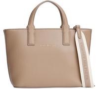 Tommy Hilfiger Cabas Sac Femme Logotape Mini Petit, Beige (Coastal Taupe), Taille Unique