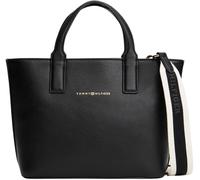 Tommy Hilfiger Cabas Sac Femme Logotape Mini Petit, Noir (Black), Taille Unique