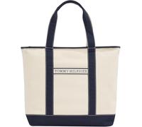 Tommy Hilfiger Th Summer Canvas Tote Bag Creme Taille: OS | Cabas Outlet | Femme |