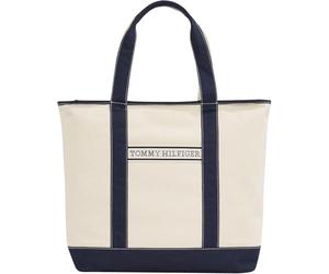 Tommy Hilfiger Cabas Sac Femme Summer Canvas Sac, Bleu (Space Blue), Taille Unique