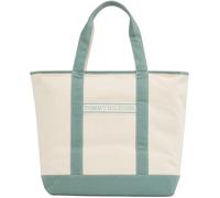 Tommy Hilfiger Cabas Sac Femme Summer Canvas Sac, Turquoise (Charming Green), Taille Unique
