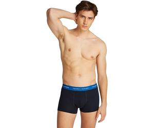 Tommy Hilfiger Caleçons Lot de 7 Homme Coton Extensible, Multicolore (White/Vib Indigo/Dark Mag/des Sky), S
