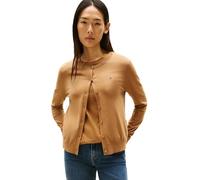 Tommy Hilfiger Cardigan Femme Jersey Stitch Élégant, Marron (Hickory), XL