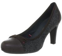 Tommy Hilfiger Carrie 7 B, Escarpins Classiques Femme - Gris - Grau (Tweed/Coffee Bean 383)