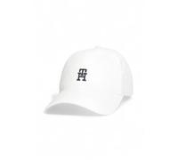Tommy Hilfiger - Casquette de baseball à monogramme TH contrasté - Homme - Accessoires - Blanc - Taille: ONE Size