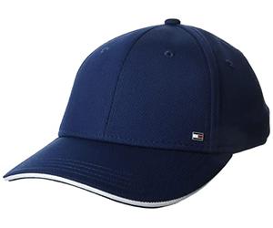 Tommy Hilfiger Casquette de baseball Billy à rabat réglable en coton pour homme, Sky Captain., Taille unique
