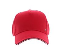 Tommy Hilfiger Casquette de Baseball Elevated Corporate pour Homme, Rouge cinabre, Taille Unique