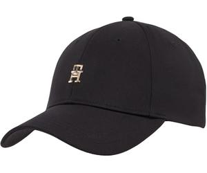 Tommy Hilfiger Casquette Femme Elevated Chic en Coton, Noir (Black), Taille Unique