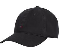 Tommy Hilfiger Casquette Homme Flag Soft 6 Panel en Coton, Noir (Black), Taille Unique