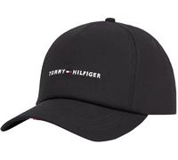 Tommy Hilfiger Casquette Homme Foundation Soft 6 Panel avec Logo, Noir (Black), Taille Unique