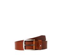 Tommy Hilfiger Ceinture Homme New Denton Belt 4.0 Ceinture Cuir, Marron (Dark Tan), 100