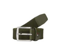 Tommy Hilfiger Ceinture Homme Denton Elastic 3,5 cm Tressée, Vert (Army Green), 100 cm
