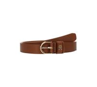 Tommy Hilfiger Ceinture Femme Essential Effortless 2,5 cm Cuir, Marron (Cognac), 70 cm