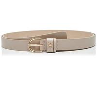 Tommy Hilfiger Ceinture Femme Essential Effortless 2,5 cm Cuir, Beige (Sandalwood), 135 cm