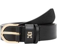 Tommy Hilfiger Ceinture Femme Essential Effortless 2,5 cm Cuir, Noir (Black), 100 cm