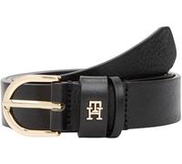 Tommy Hilfiger Ceinture femme Essential Effortless – Cuir 2,5 cm – Noir 90 cm